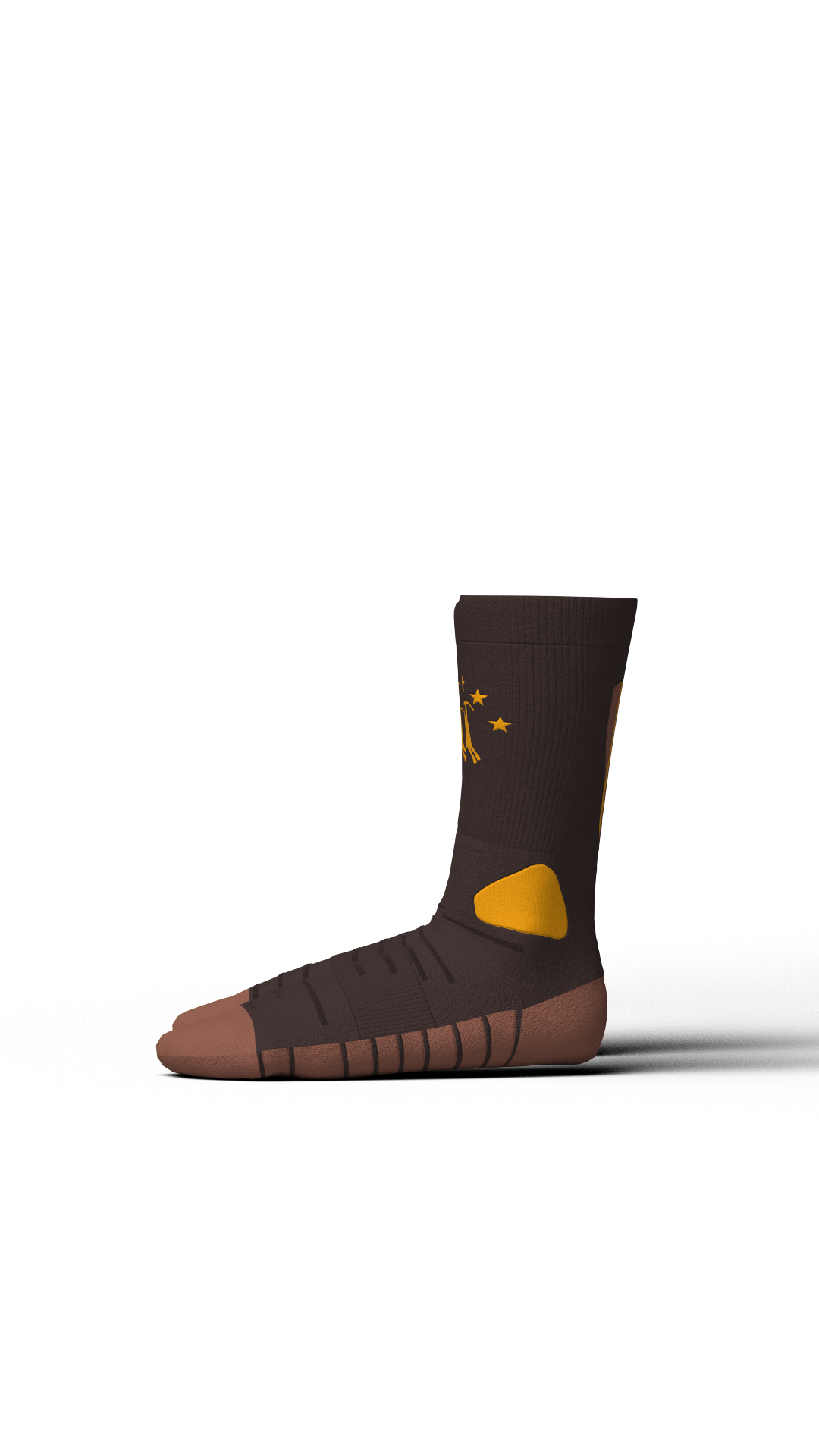 Brown and Gold Socks