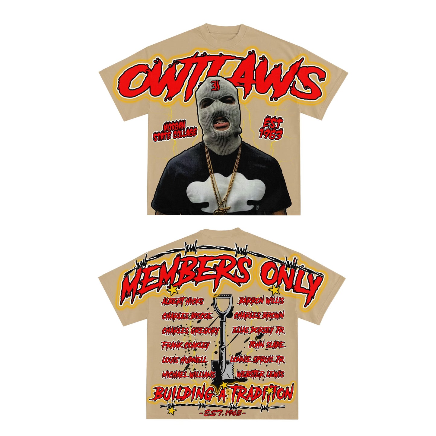 Tan Outlaws Shirt